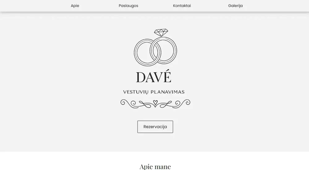 Svetainės kūrimas Slei